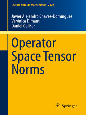cover image of Operator Space Tensor Norms